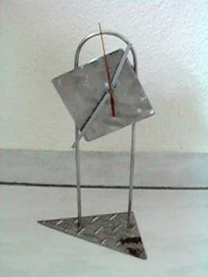 Quadrat von Bogen getragen